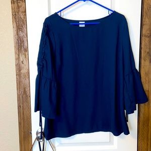 Navy blue blouse